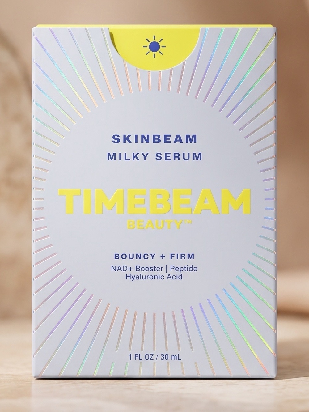 TimeBeam SkinBeam Milky Serum - Yellow & Silver Packaging